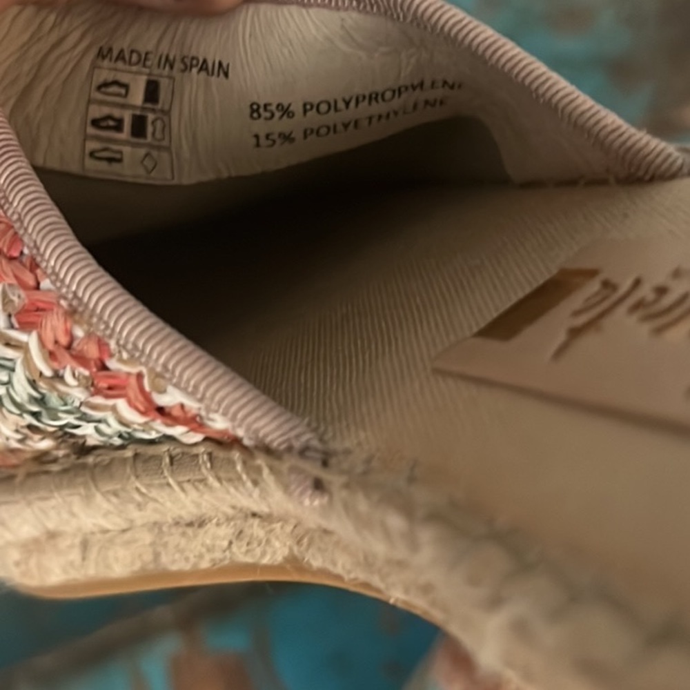 Vidoretta,Handmade In Spain,Woven Espadrille Mules, Excellent Condition,Size 11 - Picture 11 of 11